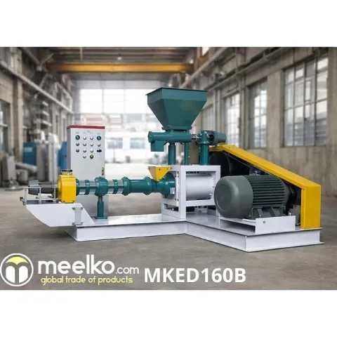 Imagen del producto relacionado Extrusora para hacer alimentos de perros 1000-1200kg/h 90kW - MKED160B - Extrusora para alimento de perros 1000–1200 kg/h, producción de croquetas con control preciso, alta eficiencia y operación c…