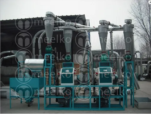 Imagen del producto relacionado Molino completo para harina de trigo 350-450kg kit completo - Las máquinas de molienda de harina son principalmente para uso independiente, también se puede utilizar en una pequeña plant…