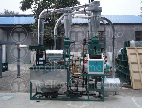 Imagen del producto relacionado Molino Completo de Harina de Trigo 500 kg/h Automático (M6FX) - Molino de harina de trigo M6FX automático de doble cernidor, de 500 kg/h. Kit completo para uso independiente o en pequeñas…