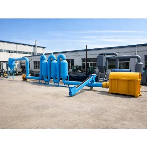 Imagen del producto relacionado Secadora Flash Industrial 700 kg/h, Humedad 25 % - Secadora flash industrial de hasta 700 kg/h para reducir rápidamente la humedad de biomasa y materiales orgánicos (25 % de h…