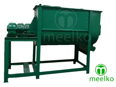 Imagen del producto relacionado Mezcladora Horizontal 150 kg por Lote, Motor 2,2 kW - Mezcladora horizontal de 150 kg por lote con motor de 2,2 kW, para mezclas homogéneas de alimentos balanceados, granos molid…