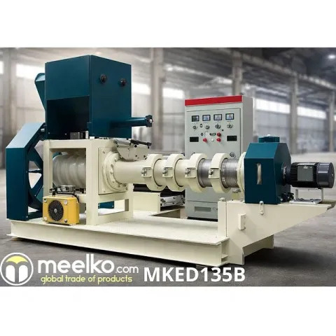 Imagen del producto relacionado Extrusora para pellets alimento de perros 700-800kg/h 75kW - MKED135B - Extrusora para alimento de perros 700–800 kg/h, producción de croquetas con control preciso, alta eficiencia y operación con…