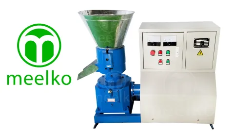 Imagen del producto relacionado Peletizadora MKFD200C 200 mm para Alimento Balanceado - La MKFD200C es una peletizadora eléctrica compacta de 200 mm y 7.5 kW que transforma granos, harinas y mezclas forrajeras en…
