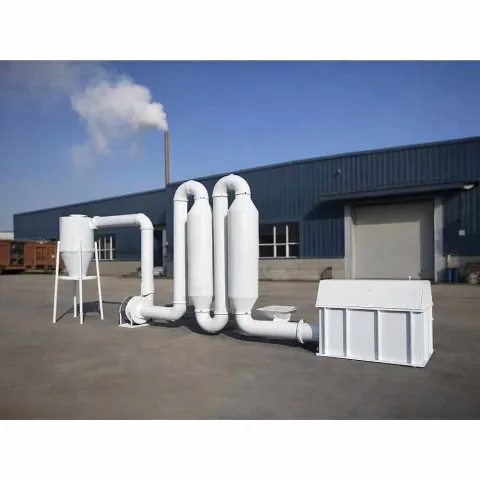 Imagen del producto relacionado Secadora Flash Industrial 500 kg/h, Humedad 25 % - Secadora flash industrial de hasta 500 kg/h para reducir rápidamente la humedad de biomasa y materiales orgánicos (25 % de h…