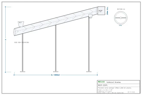 Miniatura imagen 2 del producto Sinfín flexible 150mm