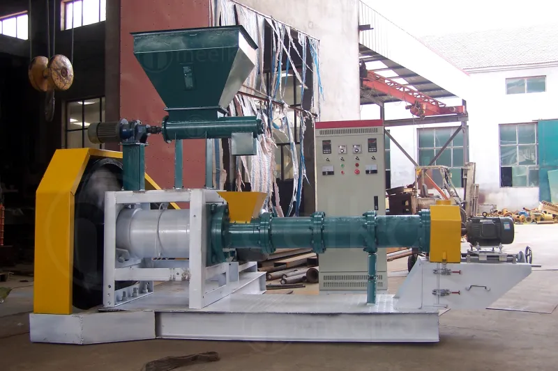 Imagen 2 del producto Extrusora de Alimento para Gatos MKED160B, 1000-1200 kg/h - Extrusora MKED160B para croquetas de alimento para gatos, con 90 kW y una capacidad de 1000 a 1200 kg/h. Sirve para moldear…